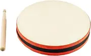Labymos 8 Inch Hand Drum Musical Percussion Handdrum Wood Frame Bodhran with Mallet