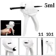 Dental Activa-Spenser Type Dispenser Gun 1:1/10:1 5ml Automix Syringe Cements