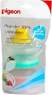 Pigeon Portable Powder Milk Container with 3 Compartments