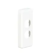 Clipsal Classic C2032-WE - 2 Gang Architrave Grid & Surround White