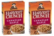 Quaker Harvest Crunch Canadian Maple Granola Cereal, 475g (2 Pack)