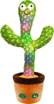 [Update Volume Adjustable Dancing Cactus Mimicking Toy, Talking Repeat Singing C