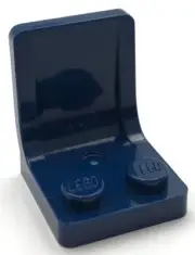 Lego New Dark Blue Minifigure Utensil Seat Chair 2 x 2 w/ Center Sprue Mark Part