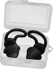 zolyet Swimming Ear Plugs Soft Silicone Earplugs Reusable Swimming Ear Plugs Adults Noise Reduction Earplugs for Sleeping Woodworking Travel Showering Bathing Black