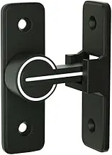 Poemtian 90 Degree Flip Barn Door Lock Luminous Safety Door Bolt Latch Lock Sliding Barn Door Lock for Garden, Bathroom, Outdoor, Garage