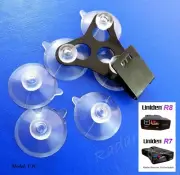 NEW Uniden Windshield Mount Bracket+6 Suction Cups For The R7, R8 Radar Detector
