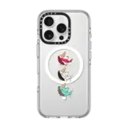 iPhone 16 Pro Clear Case MagSafe Compatible ice cream Leonarudo