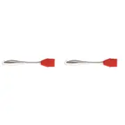 2PK Dexas Gadget Silicone 26.5cm Baster Cooking Brush - Red