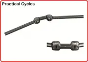 Humpert AHS Superlight FOLDING Bicycle Handlebar Trekking Touring 25.4 or 31.8mm