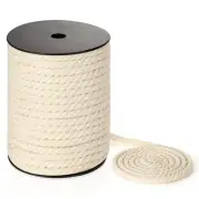 Macrame Cord 8mm x 33yd | 100% Natual Cotton Macrame Rope | 3 Strand Twisted ...