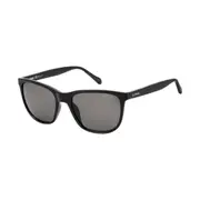 Fossil 3145/S Mens Black Sunglasses Grey Polarised Lenses 55mm FOS3145S