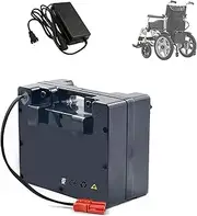HJGHY 24V 20Ah 25Ah 30Ah 35Ah 40Ah Electric Wheelchair Battery 24V Lifepo4 Wheelchair Battery Rechargeable Lithium Battery Foldable Power Wheelchair Battery,24v,35Ah