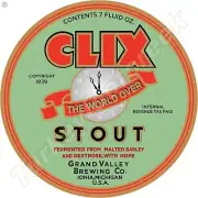 Clix Stout 11.75" Round Metal Sign
