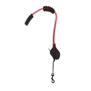 Saxophone Strap Portable Adjustable with Metal Hook Durable for Sax Player Saxophone Neck Hanging Belt Accessories Universal Red
