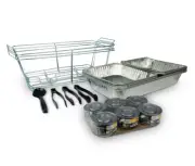 Member's Mark Party Set with 2-hour Safe Heat Chafing Fuel (24 pc.)