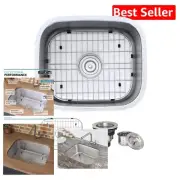 Elegant 21-Inch Brushed Stainless Steel Undermount Kitchen Sink for Modern Homes