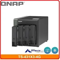 在飛比找樂天市場購物網優惠-【2023】QNAP 威聯通 TS-431X3-4G NAS