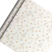 Hallmark Gift Wrapping Paper Roll - Giraffes