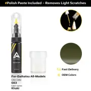 Touch Up Paint For Daihatsu All Models G63 Khaki With Polish Paste