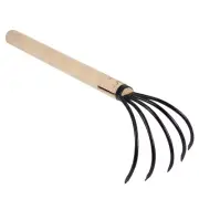 Gardening Hand Rake 5 Claw Rake Gardening Rake Garden Rake Handle