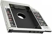 SWOOMEY Hard Drive Bays Universal Laptop Bracket Mounting Adapter Internal Drive Bay Converter Hard Drive Bay Holder SSD Hard Disk Adapter Hard Drive Rack Rack Black Aluminum Alloy