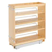 Rev-A-Shelf 5" Pull Out Kitchen Cabinet Storage Organizer Pantry Spice Rack