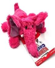 Kong Cozie Elmer The Elephant Medium Squeaky Plush Dog Toy