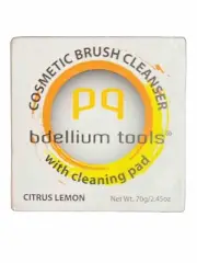 Bdellium Tools Cosmetic Brush Cleanser with Cleaning Pad, Citrus Lemon 2.45oz