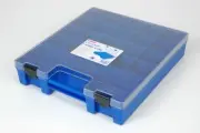 Fischer Plastics Ezi-Pak Blue Carry Case/Clear Lid 1H-150B Great for Lego Brick