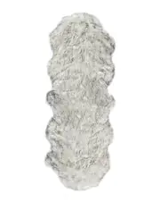 Luxe Faux Fur Gordon Machine Tufted Double Faux Sheepskin Rug