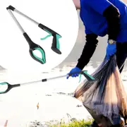 Long Pick Up Reacher Grabber - Foldable Helping Hand Tool For Elderly And Pregnant Women - SNNGV blue