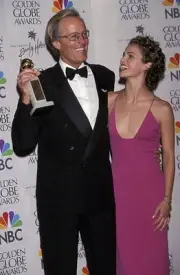 Peter Fonda & Keri Russell during 57th Annual Golden Globe Awards - Old Photo