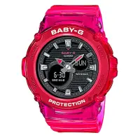 在飛比找Yahoo奇摩購物中心優惠-CASIO 卡西歐 Baby-G 果凍系酷炫計時手錶 BGA