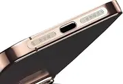 for iPhone 16 Pro Max /16 Pro/iPhone 15 Pro / 15 Pro Max Earpiece Speaker Mesh Anti Dust Proof Adhesive Cover - 4pcs/Desert Gold