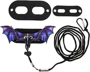 COSMEVIVI 1 Set Durable Lizard Harness Rope Creative Bat Shape Outdoor Reptile Leash for Pets Lightweight and Portable Traction