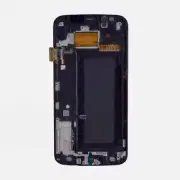 Samsung Galaxy S6 Edge SM-G925I LCD and Touch Screen Assembly with Frame [Blue]