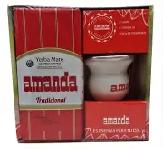 Amanda & Selecta Yerba Mate Tea Kit | 500g yerba mate, cup, straw