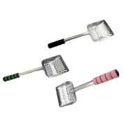Metal Cats Litter Scoop Kitty Metal Scooper Reptile Waste Dustpan Long Handle