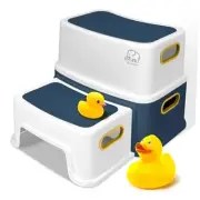 Toddler Step Stool for Bathroom Sink, Two Step Stool for Kids Toilet Potty