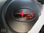 Steering Wheel Badge Overlay - For Subaru