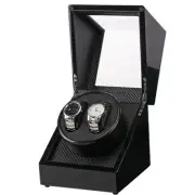 Automatic Rotation Double Watch Winder Box Storage Display Case (Best Quality)