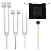 Tuning Forks Set-128 Hz, 256 Hz, 512 Hz,Tuning Forks Perfect for Healing6897