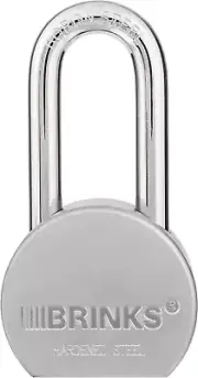 - 64 Mm Commercial Solid Steel Keyed Padlock - Solid Steel Body with Boron Steel
