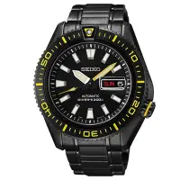 在飛比找Yahoo!奇摩拍賣優惠-SEIKO 精工 200米黑金自動上鍊機械錶(SRP499J