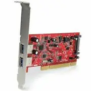 StarTech 2 Port PCI USB 3.0 Card w/ SATA Power - PCIUSB3S22