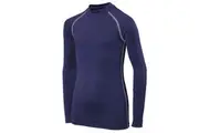 Rhino Childrens Boys Long Sleeve Thermal Underwear Base Layer Vest Top (Navy) - UTRW1282