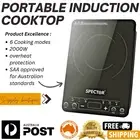 2000W Portable Induction Cooktop Built-in Electric 6 Modes Single Burner Stove