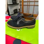 「 二手鞋 」 ALDO 男版麂皮休閒鞋 US9（深藍接近黑/咖啡）鐵2-3