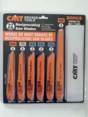 CMT Reciprocating Saw Blade Set - 22 Piece