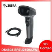 Zebra DS4608-SR7U2100AZW 1D/2D Corded Handheld Barcode Scanner with USB Cable